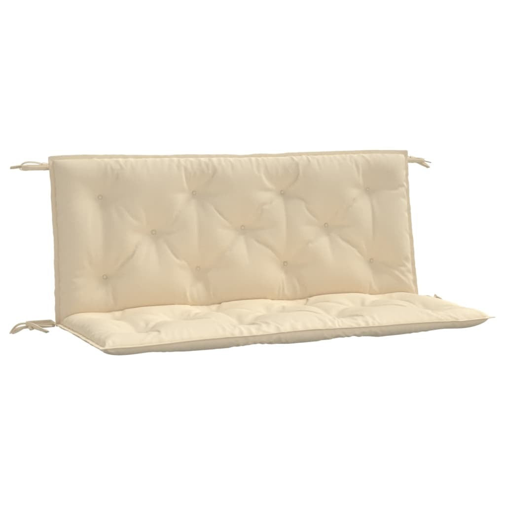 vidaXL Garden Bench Cushion Beige 47.2"x(19.7"+19.7")x2.8" Oxford Fabric